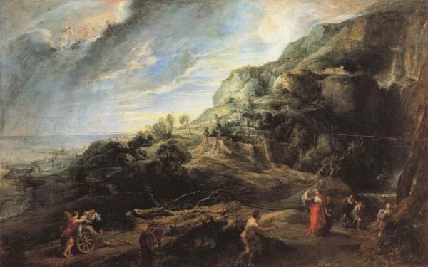 Peter Paul Rubens Ulysses on the Island of the Phaeacians oil painting image